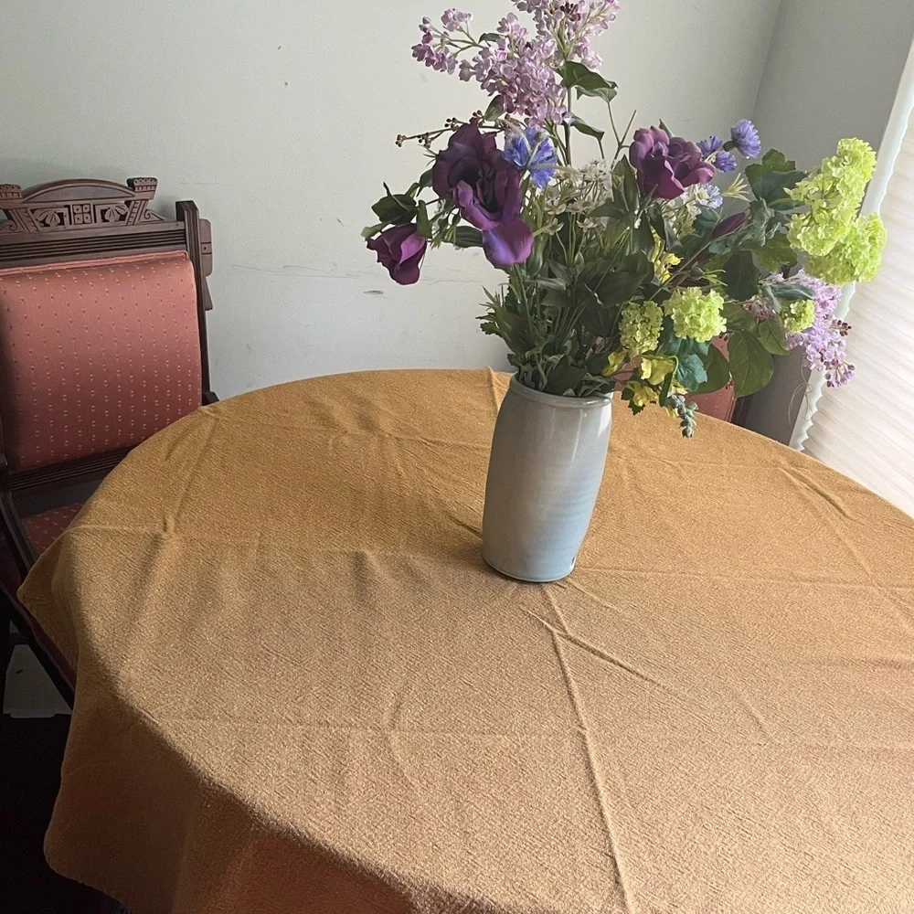 Vintage Family Heirloom Weavers Tablecloth/ Firm Price